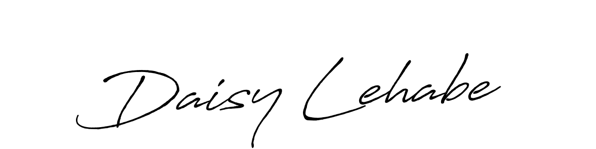 Create a beautiful signature design for name Daisy Lehabe. With this signature (Antro_Vectra_Bolder) fonts, you can make a handwritten signature for free. Daisy Lehabe signature style 7 images and pictures png