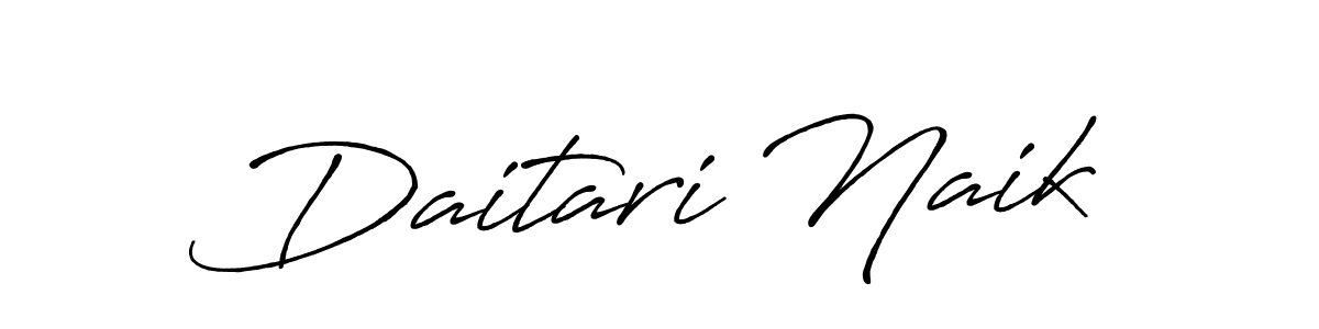 You should practise on your own different ways (Antro_Vectra_Bolder) to write your name (Daitari Naik) in signature. don't let someone else do it for you. Daitari Naik signature style 7 images and pictures png