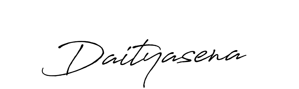 How to make Daityasena name signature. Use Antro_Vectra_Bolder style for creating short signs online. This is the latest handwritten sign. Daityasena signature style 7 images and pictures png