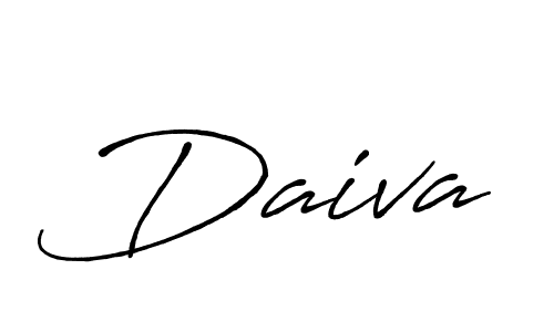 How to make Daiva signature? Antro_Vectra_Bolder is a professional autograph style. Create handwritten signature for Daiva name. Daiva signature style 7 images and pictures png