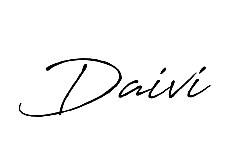if you are searching for the best signature style for your name Daivi. so please give up your signature search. here we have designed multiple signature styles  using Antro_Vectra_Bolder. Daivi signature style 7 images and pictures png