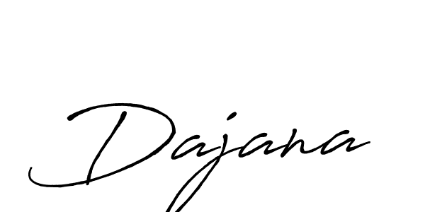 Design your own signature with our free online signature maker. With this signature software, you can create a handwritten (Antro_Vectra_Bolder) signature for name Dajana. Dajana signature style 7 images and pictures png