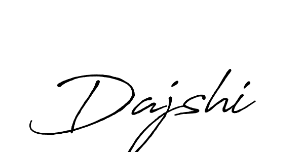 Use a signature maker to create a handwritten signature online. With this signature software, you can design (Antro_Vectra_Bolder) your own signature for name Dajshi. Dajshi signature style 7 images and pictures png