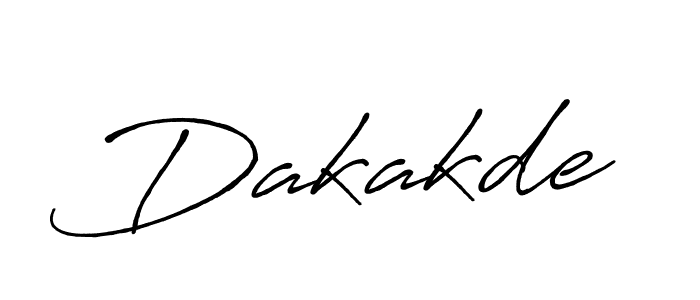 Create a beautiful signature design for name Dakakde. With this signature (Antro_Vectra_Bolder) fonts, you can make a handwritten signature for free. Dakakde signature style 7 images and pictures png