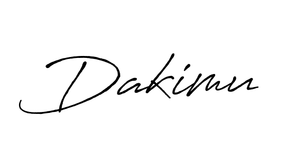 Make a beautiful signature design for name Dakimu. With this signature (Antro_Vectra_Bolder) style, you can create a handwritten signature for free. Dakimu signature style 7 images and pictures png