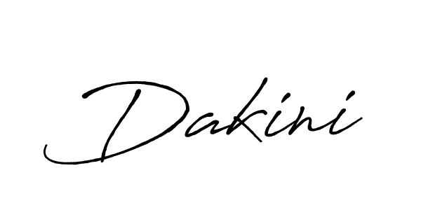 Use a signature maker to create a handwritten signature online. With this signature software, you can design (Antro_Vectra_Bolder) your own signature for name Dakini. Dakini signature style 7 images and pictures png