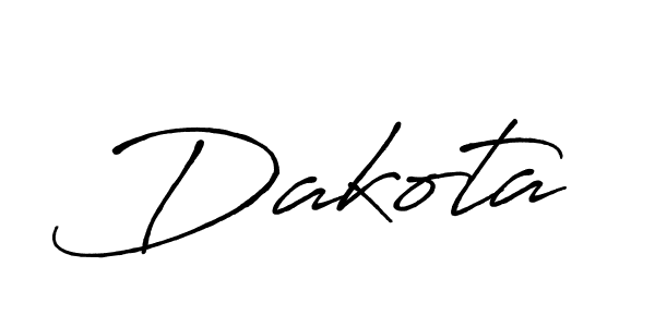 Use a signature maker to create a handwritten signature online. With this signature software, you can design (Antro_Vectra_Bolder) your own signature for name Dakota. Dakota signature style 7 images and pictures png