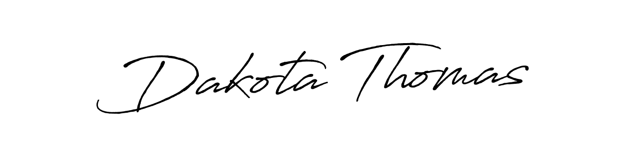 Also You can easily find your signature by using the search form. We will create Dakota Thomas name handwritten signature images for you free of cost using Antro_Vectra_Bolder sign style. Dakota Thomas signature style 7 images and pictures png