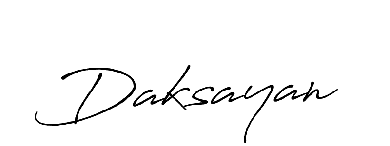 How to make Daksayan name signature. Use Antro_Vectra_Bolder style for creating short signs online. This is the latest handwritten sign. Daksayan signature style 7 images and pictures png