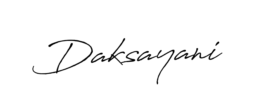 How to make Daksayani signature? Antro_Vectra_Bolder is a professional autograph style. Create handwritten signature for Daksayani name. Daksayani signature style 7 images and pictures png
