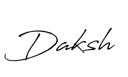 Also we have Daksh name is the best signature style. Create professional handwritten signature collection using Antro_Vectra_Bolder autograph style. Daksh signature style 7 images and pictures png