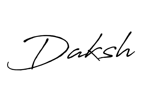 How to make Daksh signature? Antro_Vectra_Bolder is a professional autograph style. Create handwritten signature for Daksh name. Daksh signature style 7 images and pictures png
