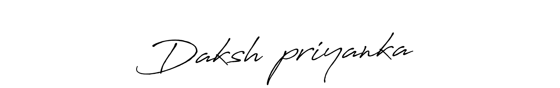 How to make Daksh❤️priyanka signature? Antro_Vectra_Bolder is a professional autograph style. Create handwritten signature for Daksh❤️priyanka name. Daksh❤️priyanka signature style 7 images and pictures png