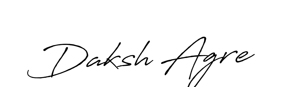 Daksh Agre stylish signature style. Best Handwritten Sign (Antro_Vectra_Bolder) for my name. Handwritten Signature Collection Ideas for my name Daksh Agre. Daksh Agre signature style 7 images and pictures png