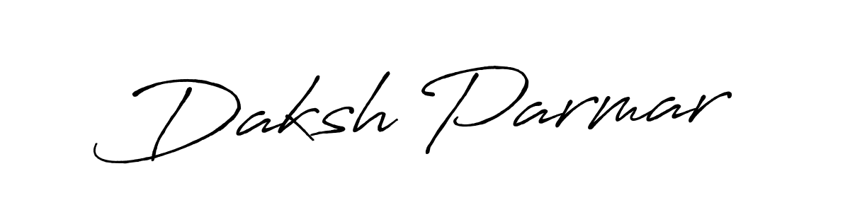 Make a short Daksh Parmar signature style. Manage your documents anywhere anytime using Antro_Vectra_Bolder. Create and add eSignatures, submit forms, share and send files easily. Daksh Parmar signature style 7 images and pictures png