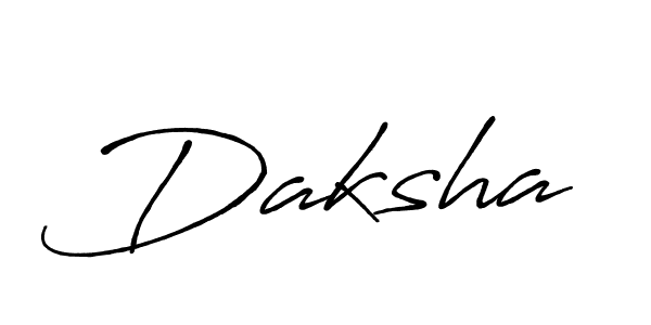 Create a beautiful signature design for name Daksha. With this signature (Antro_Vectra_Bolder) fonts, you can make a handwritten signature for free. Daksha signature style 7 images and pictures png