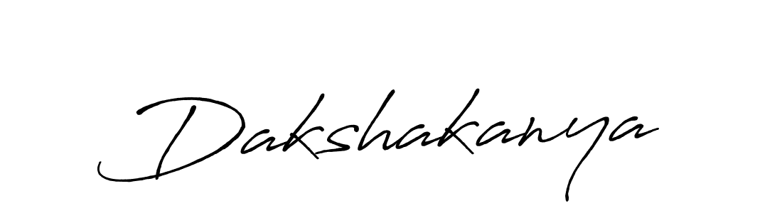 Design your own signature with our free online signature maker. With this signature software, you can create a handwritten (Antro_Vectra_Bolder) signature for name Dakshakanya. Dakshakanya signature style 7 images and pictures png