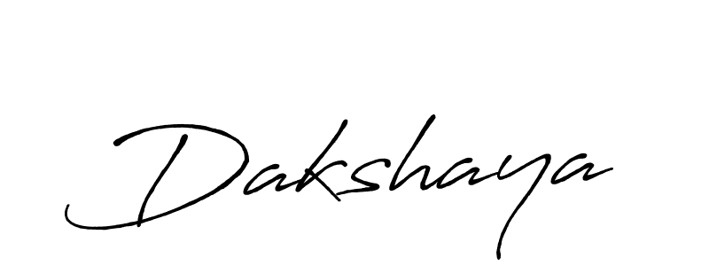 Design your own signature with our free online signature maker. With this signature software, you can create a handwritten (Antro_Vectra_Bolder) signature for name Dakshaya. Dakshaya signature style 7 images and pictures png