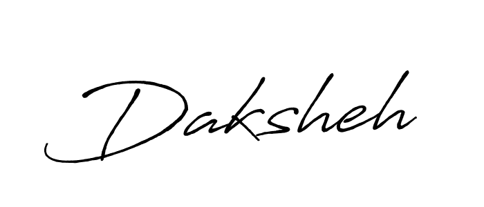 How to make Daksheh name signature. Use Antro_Vectra_Bolder style for creating short signs online. This is the latest handwritten sign. Daksheh signature style 7 images and pictures png