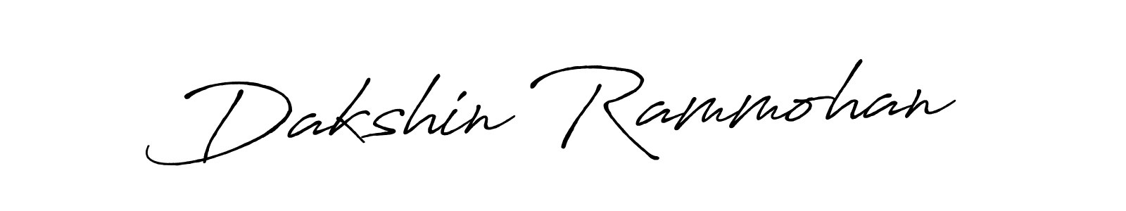 It looks lik you need a new signature style for name Dakshin Rammohan. Design unique handwritten (Antro_Vectra_Bolder) signature with our free signature maker in just a few clicks. Dakshin Rammohan signature style 7 images and pictures png