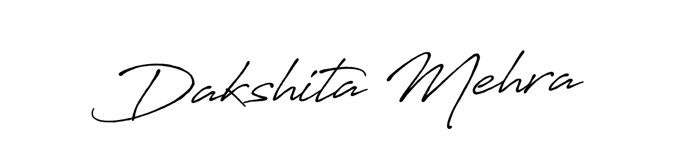 The best way (Antro_Vectra_Bolder) to make a short signature is to pick only two or three words in your name. The name Dakshita Mehra include a total of six letters. For converting this name. Dakshita Mehra signature style 7 images and pictures png