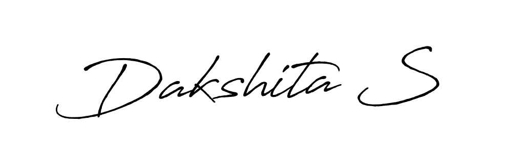 How to make Dakshita S signature? Antro_Vectra_Bolder is a professional autograph style. Create handwritten signature for Dakshita S name. Dakshita S signature style 7 images and pictures png