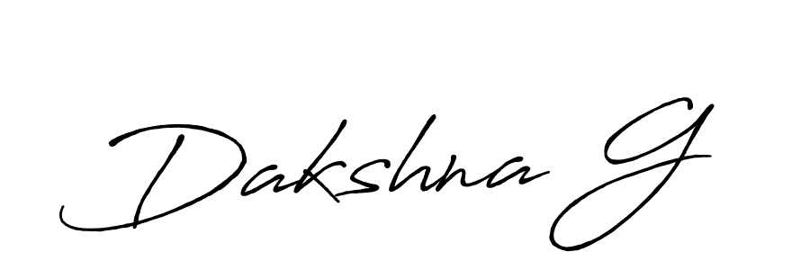 It looks lik you need a new signature style for name Dakshna G. Design unique handwritten (Antro_Vectra_Bolder) signature with our free signature maker in just a few clicks. Dakshna G signature style 7 images and pictures png