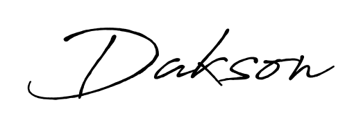 The Antro_Vectra_Bolder signature style provides a bold statement for name Dakson. Designed for business owners, executives, and leaders. Dakson signature style 7 images and pictures png