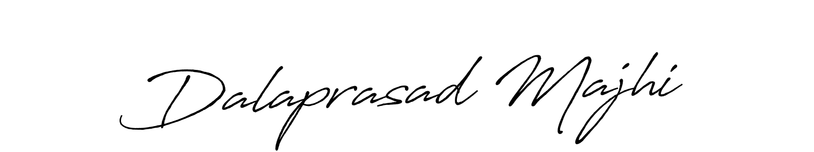 Create a beautiful signature design for name Dalaprasad Majhi. With this signature (Antro_Vectra_Bolder) fonts, you can make a handwritten signature for free. Dalaprasad Majhi signature style 7 images and pictures png