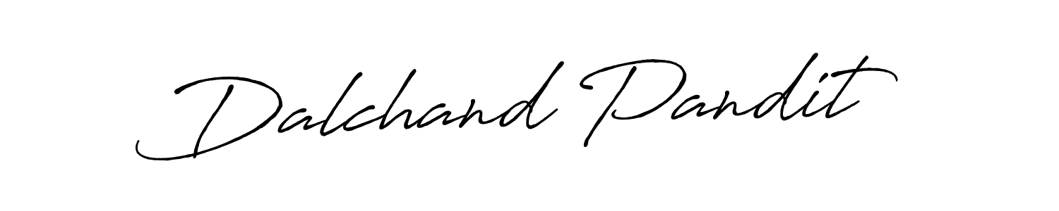 Design your own signature with our free online signature maker. With this signature software, you can create a handwritten (Antro_Vectra_Bolder) signature for name Dalchand Pandit. Dalchand Pandit signature style 7 images and pictures png