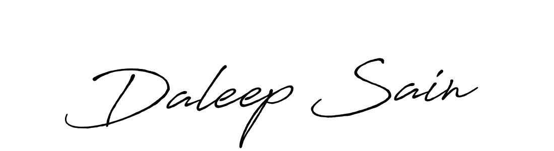 You should practise on your own different ways (Antro_Vectra_Bolder) to write your name (Daleep Sain) in signature. don't let someone else do it for you. Daleep Sain signature style 7 images and pictures png