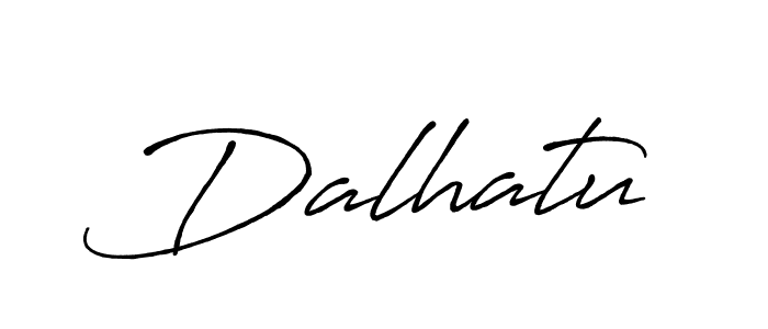 The best way (Antro_Vectra_Bolder) to make a short signature is to pick only two or three words in your name. The name Dalhatu include a total of six letters. For converting this name. Dalhatu signature style 7 images and pictures png