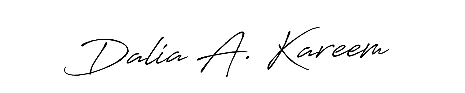 if you are searching for the best signature style for your name Dalia A. Kareem. so please give up your signature search. here we have designed multiple signature styles  using Antro_Vectra_Bolder. Dalia A. Kareem signature style 7 images and pictures png