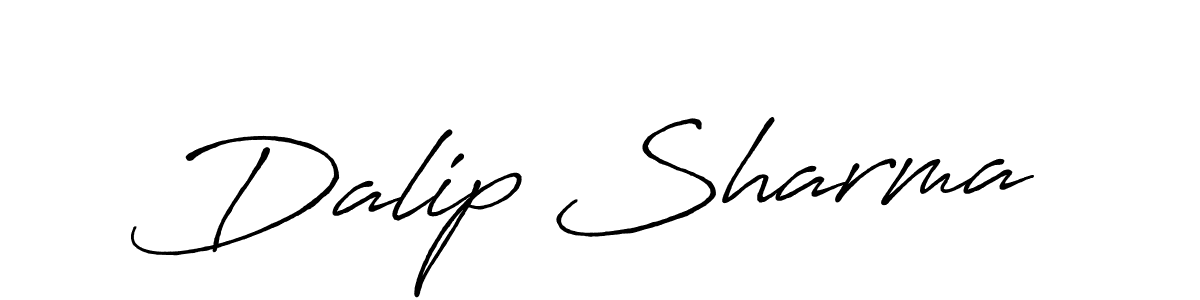 How to Draw Dalip Sharma signature style? Antro_Vectra_Bolder is a latest design signature styles for name Dalip Sharma. Dalip Sharma signature style 7 images and pictures png