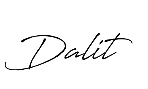 Make a beautiful signature design for name Dalit. With this signature (Antro_Vectra_Bolder) style, you can create a handwritten signature for free. Dalit signature style 7 images and pictures png