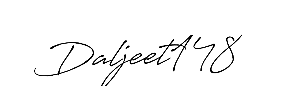 How to make Daljeet148 name signature. Use Antro_Vectra_Bolder style for creating short signs online. This is the latest handwritten sign. Daljeet148 signature style 7 images and pictures png