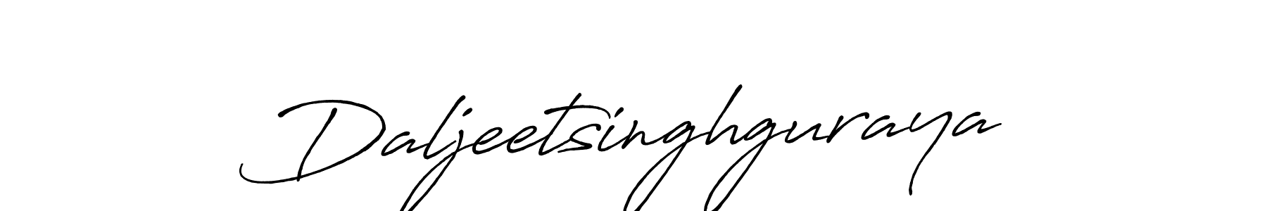 Make a beautiful signature design for name Daljeetsinghguraya. With this signature (Antro_Vectra_Bolder) style, you can create a handwritten signature for free. Daljeetsinghguraya signature style 7 images and pictures png