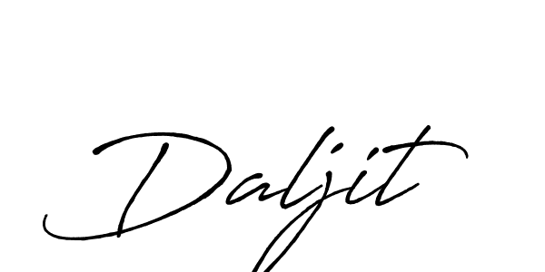 Also we have Daljit name is the best signature style. Create professional handwritten signature collection using Antro_Vectra_Bolder autograph style. Daljit signature style 7 images and pictures png