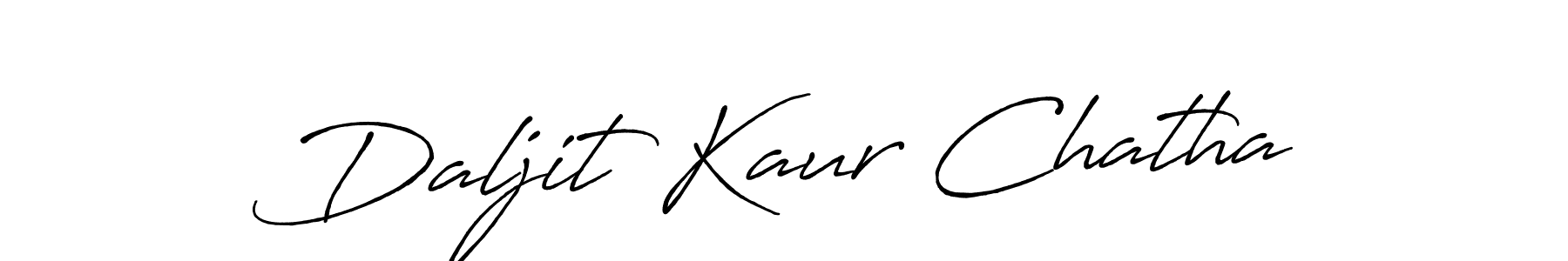 Also we have Daljit Kaur Chatha name is the best signature style. Create professional handwritten signature collection using Antro_Vectra_Bolder autograph style. Daljit Kaur Chatha signature style 7 images and pictures png