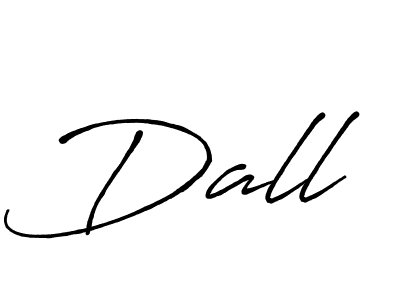 Use a signature maker to create a handwritten signature online. With this signature software, you can design (Antro_Vectra_Bolder) your own signature for name Dall. Dall signature style 7 images and pictures png