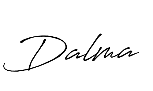 Create a beautiful signature design for name Dalma. With this signature (Antro_Vectra_Bolder) fonts, you can make a handwritten signature for free. Dalma signature style 7 images and pictures png