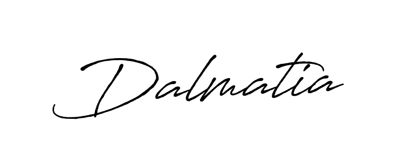 Use a signature maker to create a handwritten signature online. With this signature software, you can design (Antro_Vectra_Bolder) your own signature for name Dalmatia. Dalmatia signature style 7 images and pictures png