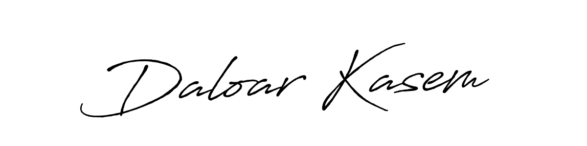 Also we have Daloar Kasem name is the best signature style. Create professional handwritten signature collection using Antro_Vectra_Bolder autograph style. Daloar Kasem signature style 7 images and pictures png