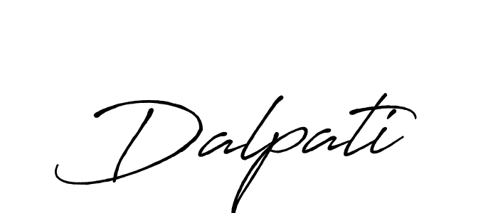 Design your own signature with our free online signature maker. With this signature software, you can create a handwritten (Antro_Vectra_Bolder) signature for name Dalpati. Dalpati signature style 7 images and pictures png