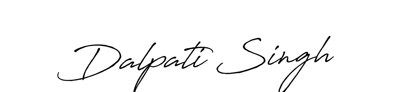 Design your own signature with our free online signature maker. With this signature software, you can create a handwritten (Antro_Vectra_Bolder) signature for name Dalpati Singh. Dalpati Singh signature style 7 images and pictures png