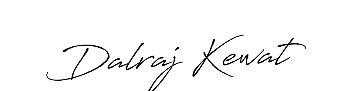 Create a beautiful signature design for name Dalraj Kewat. With this signature (Antro_Vectra_Bolder) fonts, you can make a handwritten signature for free. Dalraj Kewat signature style 7 images and pictures png