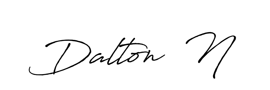 Also You can easily find your signature by using the search form. We will create Dalton  N name handwritten signature images for you free of cost using Antro_Vectra_Bolder sign style. Dalton  N signature style 7 images and pictures png