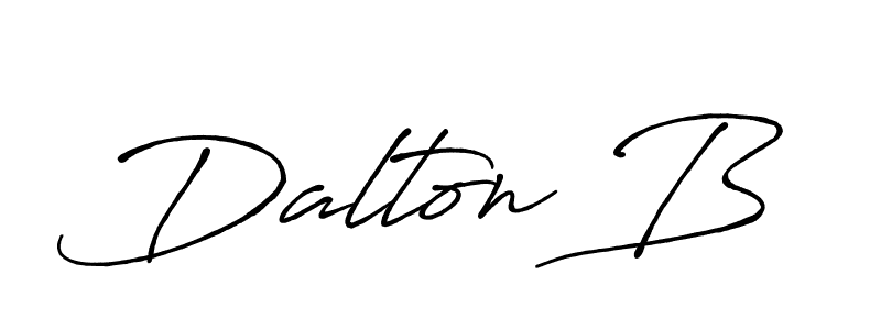 Dalton B stylish signature style. Best Handwritten Sign (Antro_Vectra_Bolder) for my name. Handwritten Signature Collection Ideas for my name Dalton B. Dalton B signature style 7 images and pictures png