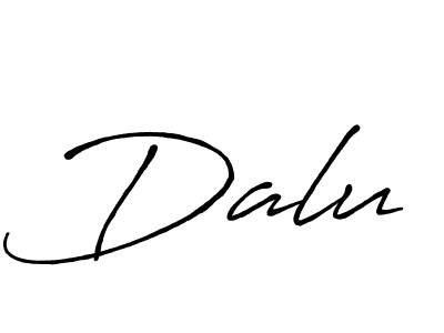 It looks lik you need a new signature style for name Dalu. Design unique handwritten (Antro_Vectra_Bolder) signature with our free signature maker in just a few clicks. Dalu signature style 7 images and pictures png