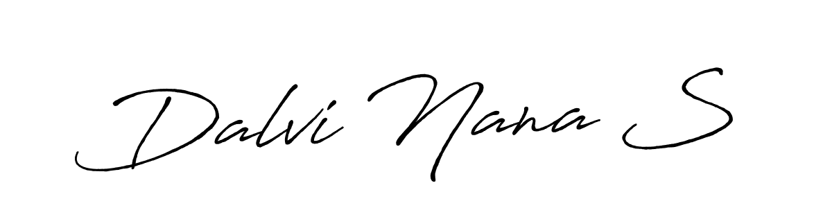 Antro_Vectra_Bolder is a professional signature style that is perfect for those who want to add a touch of class to their signature. It is also a great choice for those who want to make their signature more unique. Get Dalvi Nana S name to fancy signature for free. Dalvi Nana S signature style 7 images and pictures png